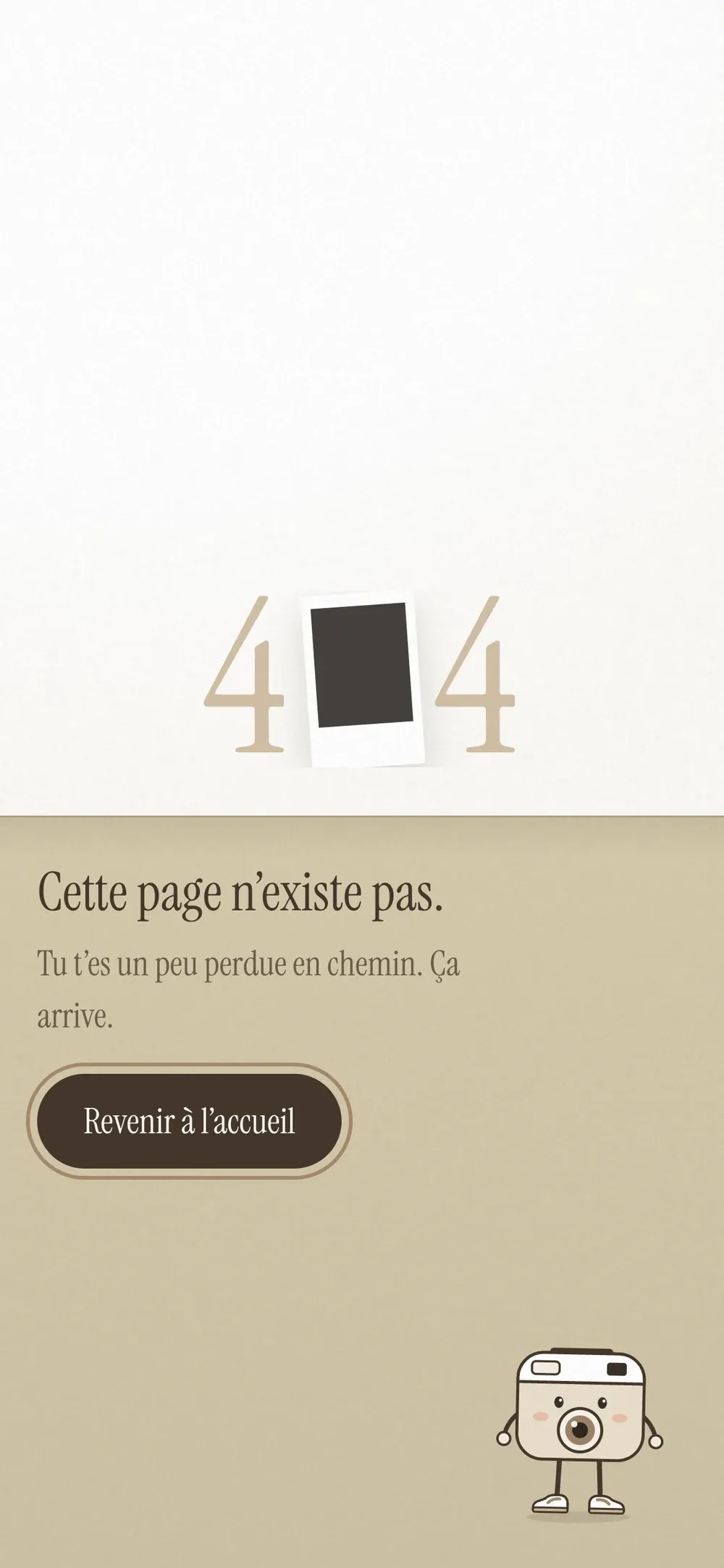 Pour toi, Page 404 sur mesure (noms masqués)
